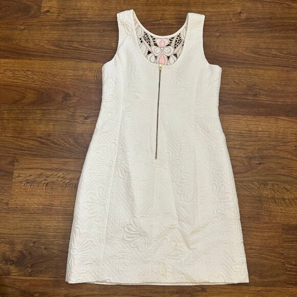 Lilly Pulitzer Logan embroidered shift in jacquard fabric - Picture 3 of 6